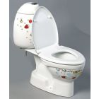 Set Kompakte Toilettenschüssel Creavit Kid CK310.11CB00E.FF00, Universaltank Creavit Kid CK400.00CB00E.FF00, KC0802.01.1, IT1025