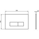 Set Kombi-Pack mit WC-Sitz Ideal Standard i.Life O T572501, Unterputzrahmen Ideal Standard Prosys R020467, R0121AA