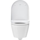 Set WC-Becken mit Absenkautomatik-Sitz Duravit D-Neo 45880900A1, Unterputzrahmen Duravit DuraSystem WD1011000000, WD5001031000