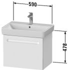 Set Kabinett Duravit No. 1 N14282018180000, Waschbecken Duravit No. 1 23756500002