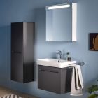 Set Badschrank Duravit No. 1 N14282049490000, Waschbecken Duravit No. 1 23756500002