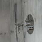 Set Badewannen- und Duscharmatur Oltens Hamnes 34106100, Kopfbrause Oltens Atran 37004100, 39400100, 37102100, 39304100, 37200100