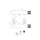 Set Duschbatterie Oltens Hamnes 33005300, Handbrause Oltens Ume 37102300, 37200300, 37402300