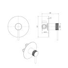 Set Kopfbrause Ksuro 01 16000030, Duschbatterie Ksuro 01 12000030, 16002030