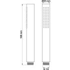 Set Handbrause Hagser Mia HGR70000037, Duschschlauch Hagser Ute HGR15000037, HGR90000037