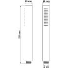Set Badewannen- und Duscharmatur Hagser Ulva HGR13000034, Kopfbrause Hagser Ella HGR28000037, HGR29000037, HGR26000037, HGR24000037, HGR31000037