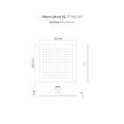 Set Badewannen- und Duscharmatur Oltens Onega 34602100, Kopfbrause Oltens Atran 37005100, 39401100, 39303100, 37103100, 37200100