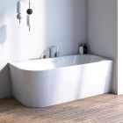 Set Eckbadewanne Oltens Hulda 11002000, Verschlusskappe Oltens 09002800