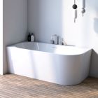 Set Eckbadewanne Oltens Hulda 11003000, Verschlusskappe Oltens 09002000