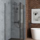 Set Duschtüren Oltens Rinnan 21209300, Duschwand Oltens Hallan 22100300