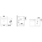 Set Granitspüle Blanco Legra 6 526084, Küchenarmatur Oltens Litla 35204300