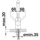 Set Granitspüle Blanco Subline 500-U 527794, Küchenarmatur Blanco Mila 526657, 207422