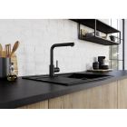 Set Granitspüle Blanco Subline 500-U 527794, Küchenarmatur Blanco Mila 526657, 207422