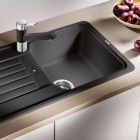 Set Granitspüle Blanco Favos Mini 526078, Küchenarmatur Hagser Emma HGR40000035