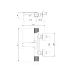 Set Badewannen- und Duscharmatur Ksuro 02 13008030, Handbrause Ksuro 02 One Click 16004030, 37200300, 19001030