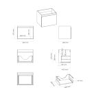 Set Kabinett Oltens Vernal 60013400, Waschbecken Oltens Vernal 41205000