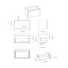 Set Kabinett Oltens Vernal 60014300, Kabinett Oltens Vernal 60017300, 60018300, 63008300