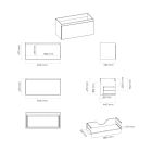 Set Kabinett Oltens Vernal 60015400, Waschbecken Oltens Vernal 41207000