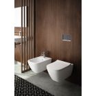 Set WC-Becken Geberit Smyle Square 500.208.01.8, Toilletensitz Geberit Smyle Square 500.240.01.1