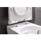 Set WC-Becken mit Absenkautomatik-Sitz Geberit Acanto 502.774.00.1, Unterputzrahmen Geberit Duofix 111.003.00.2, 111.815.00.1, 156.050.00.1