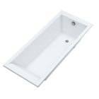 Set Rechteckige Badewanne Oltens Langfoss 10004900, Badewannenabtrennung Oltens Sela 23202100