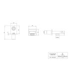 Set Badewannen- und Duscharmatur Villeroy & Boch Universal Taps & Fittings TVD00065300061, Unterputz-Grundkörper Villeroy & Boch Universal Taps & Fittings TVD00065100000, TVC00040220061, TVC00045453061, TVC00045900061, TVC00045700061, TVS10900300061, TVC0