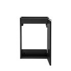 Set Kabinett Comad Adel Black ADEL BLACK 82-40-B-1D, Waschbecken Comad Veda UM-VEDEA40