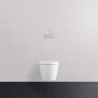 Set WC-Becken mit Absenkautomatik-Sitz Duravit Starck 3 45270900A1, Unterputzrahmen Duravit DuraSystem WD1029000000, WD5009021000