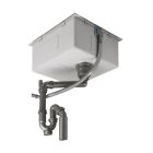 Set Stahlspüle Oltens Hydda 71104100, Reinigungsmittel für Stahlspülen Oltens NanoClean 89600000