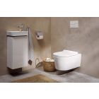 Set WC-Becken Hansgrohe EluPura S 62024450, Toilletensitz Hansgrohe EluPura Original S 60148450