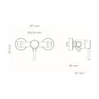 Set Duschset Oltens Molle 36020400, Duschbatterie Oltens Molle 33000400