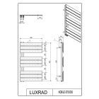 Set Elektrischer Heizkörper Luxrad Nobile Elektro NOB870500S040ERG, Elektro-Heizstab Luxrad GLX GLX300CZ