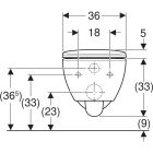 Set Unterputzrahmen Geberit Duofix 111.320.00.6, WC-Becken mit Absenkautomatik-Sitz Geberit Selnova Premium 502.793.00.1, 111.815.00.1, 156.050.00.1