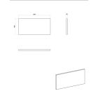 Set Kabinett Comad Nova Oak NOVA OAK A 82-80-2S, Waschbecken Comad Beyond BEYOND 5 BLACK ( E-6564 ), NOVA BLACK B 89-80