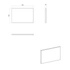 Set Kabinett Comad Nova White NOVA WHITE 82-60-2S, Waschbecken Comad Beyond BEYOND 5 WHITE ( E-6564 ), NOVA OAK A 89-60