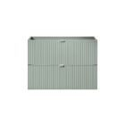 Set Kabinett Comad Line Reed Green LINE REED GREEN D 82-80-2S, Arbeitsplatte Comad Nova Oak NOVA OAK A 89-80