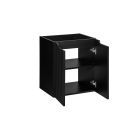 Set Kabinett Comad Nova Black NOVA BLACK D2 82-50-2D, Waschbecken Comad Sky 3 SKY 3 50CM DP (E-8099-3-50)