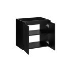 Set Kabinett Comad Nova Black NOVA BLACK D2 82-60-2D, Arbeitsplatte Comad Nova Oak NOVA OAK A 89-60