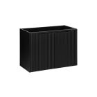 Set Kabinett Comad Nova Black NOVA BLACK D2 82-80-2D, Waschbecken Comad Sky 3 SKY 3 80CM DP (E-8099-3-80)