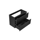 Set Kabinett Comad Nova Black NOVA BLACK D2 82-80-2S, Waschbecken Comad Sky 3 SKY 3 80CM DP (E-8099-3-80)