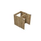 Set Waschbecken Comad Dance White UM2050RBDANCE50DP, Kabinett Comad Nova Oak NOVA OAK A 82-50-2D