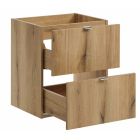 Set Unterschrank Comad Nova Oak NOVA OAK A 82-50-2S, Arbeitsplatte Comad Nova Black NOVA BLACK B 89-50