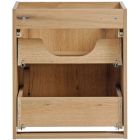 Set Unterschrank Comad Nova Oak NOVA OAK A 82-50-2S, Arbeitsplatte Comad Nova Black NOVA BLACK B 89-50