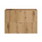 Set Kabinett Comad Nova Oak NOVA OAK A 82-80-2S, Waschbecken Comad Beyond BEYOND 5 WHITE ( E-6564 ), NOVA WHITE 89-80