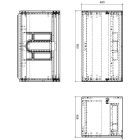 Set Kabinett Comad Santa Fe Taupe SANTA FE TAUPE 82-80-B-2S, Kabinett Comad Santa Fe Taupe SANTA FE TAUPE 80-01-B-1D2S, SANTA FE TAUPE 84-80-A-2D, UM-6252SMILE40DP, SANTA FE OAK89-080-A, VIENTO 870 LAMPA LED II