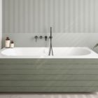 Set Rechteckige Badewanne Oltens Lykke 10014000, Badewannensiphon Oltens Oster 03001100