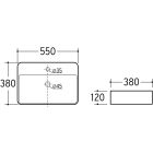 Set Kabinett Comad Nordic Cremona NORDIC CREMONA 82-80-46-2S, Waschbecken Comad Trust 2 TRUST 2 OLIVER GREEN ( E-6282 ), CREMONA 89-80-46 M