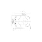 Set WC-Becken Oltens Hadsel 42543000, Toilletensitz Oltens Hadsel 45118000