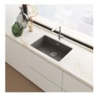 Set Küchenarmatur Franke Pescara L Slide-In 115.0538.940, Granitspüle Franke Maris 125.0716.376