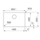 Set Küchenarmatur Franke Pescara L Slide-In 115.0538.940, Granitspüle Franke Maris 125.0716.376